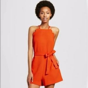 Victoria Beckham for Target orange romper XS